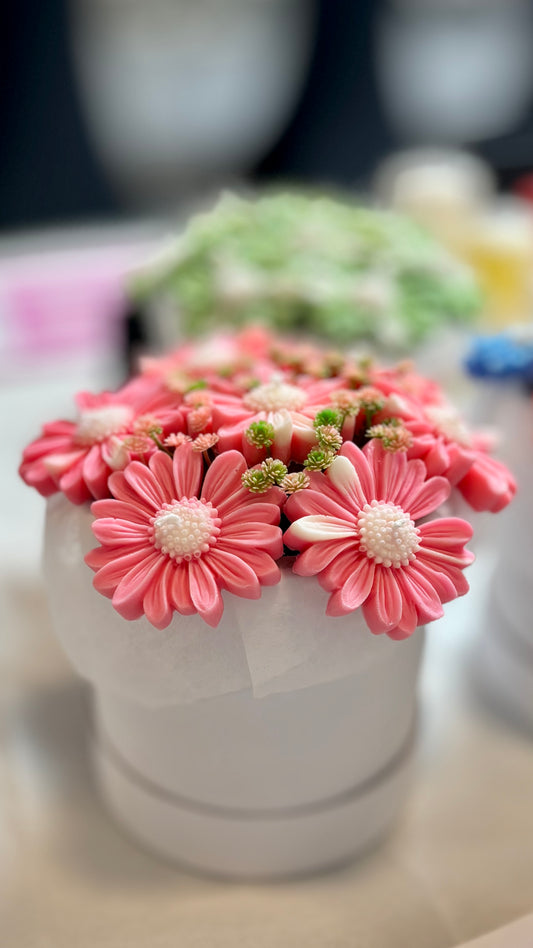Absolute topper! Zomers kaarsboeket