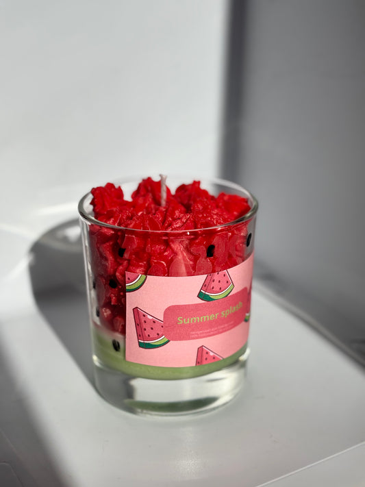 Watermeloen geurkaars