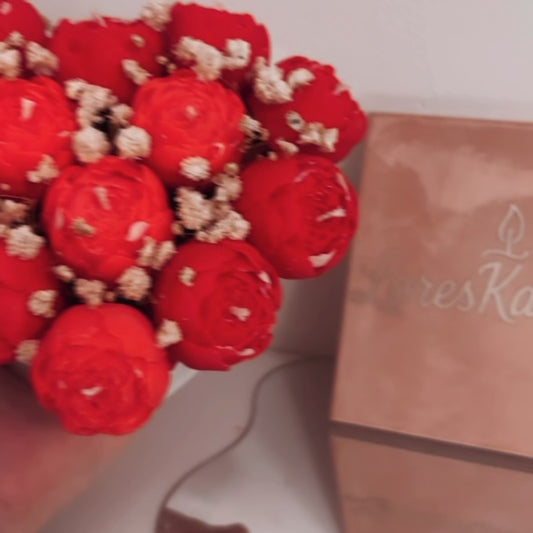 Kaarsenboeket in hartenvorm (small)